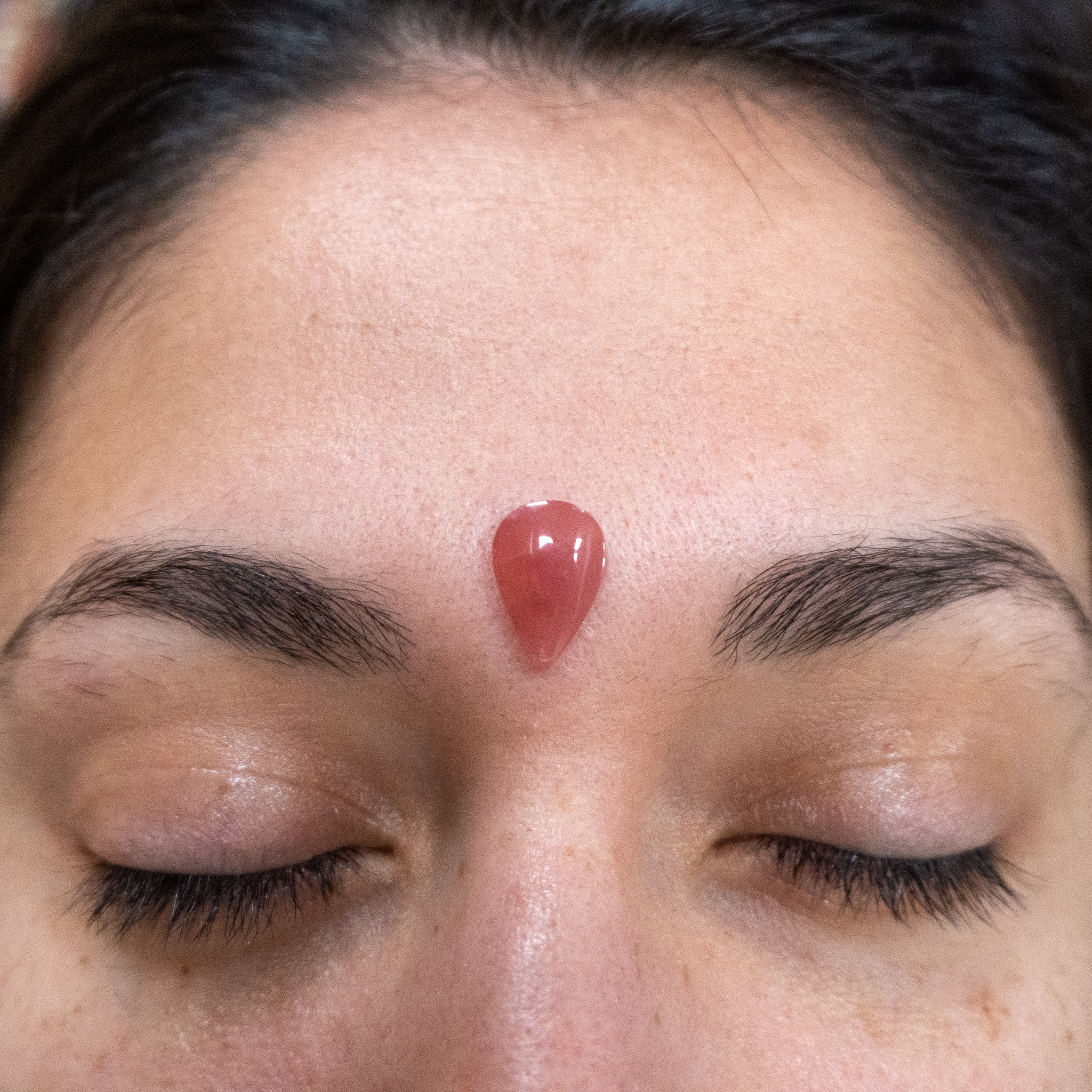 Small Rhodochrosite Meditation Teardrop