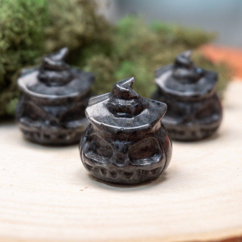 Larvikite Small Jack-o-Lantern