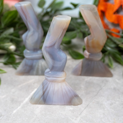 Banded Agate Witch Broom Random