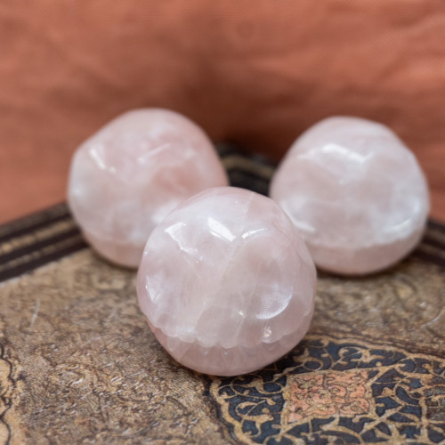 Rose Quartz Jack Skull