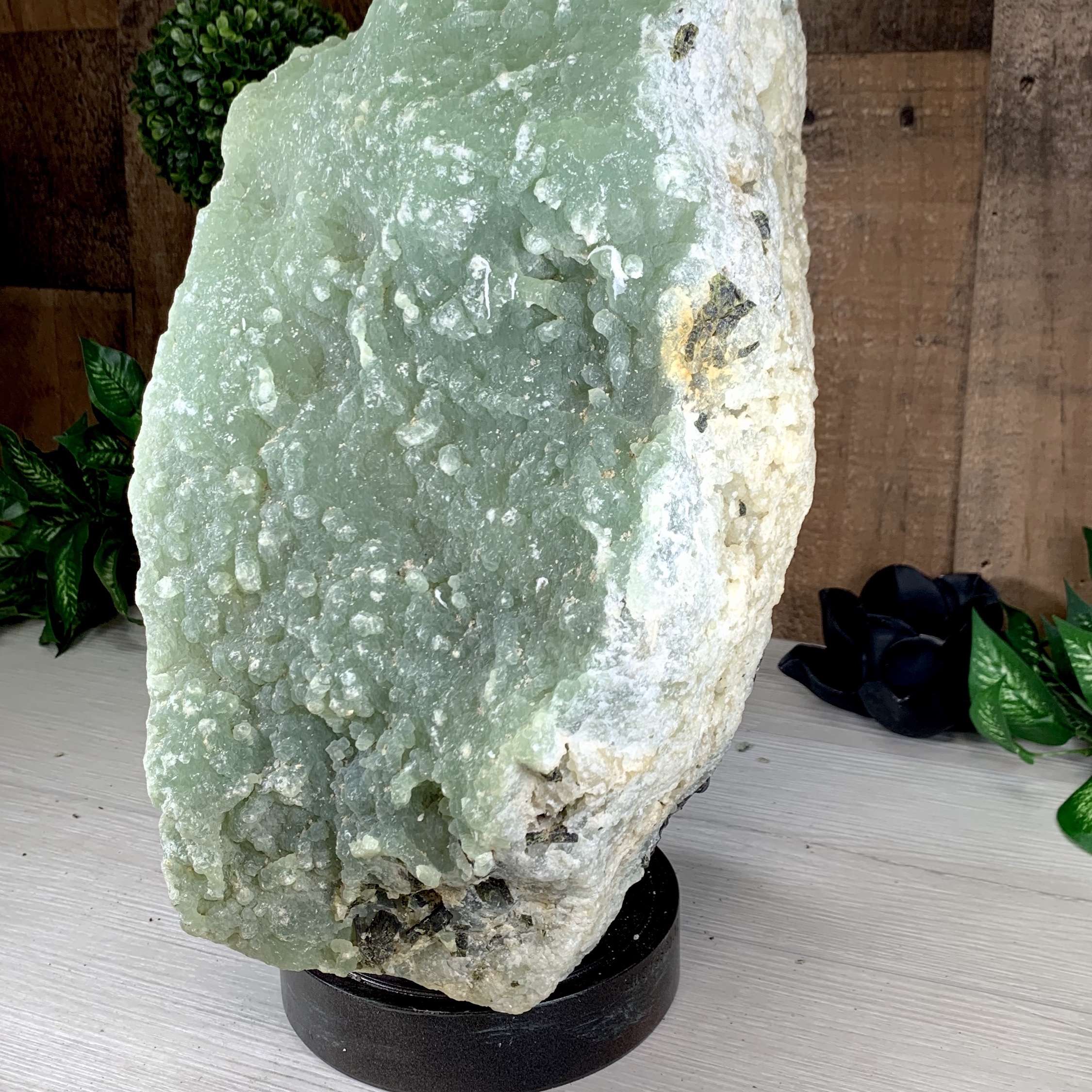 Mounted Prehnite