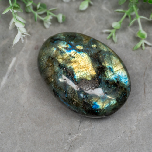 High Flash Labradorite Palmstone #5