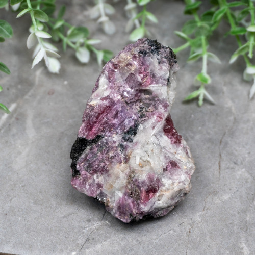 Lepidolite in Aquamarine #9