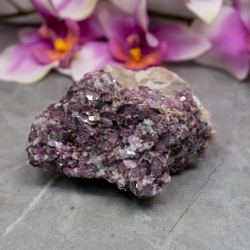 Lepidolite in Aquamarine #3