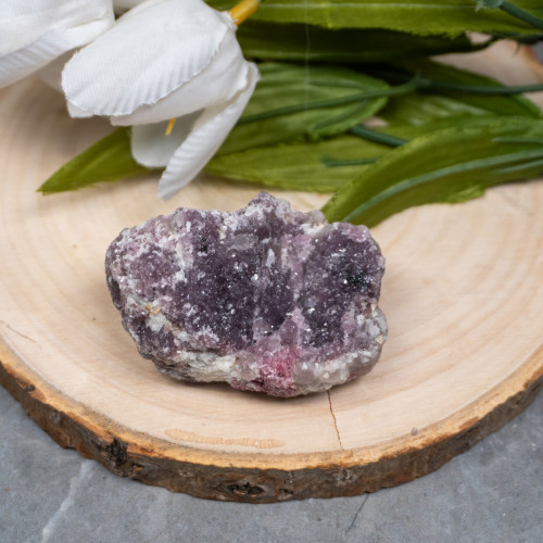 Lepdiolite With Pink Tourmaline in Quartz #7