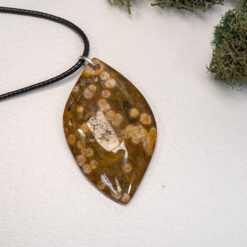 Ocean Jasper Polished Necklace #4