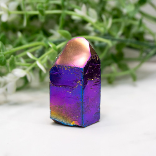 Titanium Quartz Raw Cut Base Random