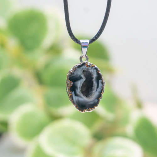 Druzy Botswana Agate Necklace Random