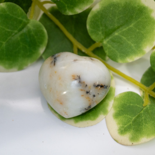 Dendritic Agate Small Heart Random