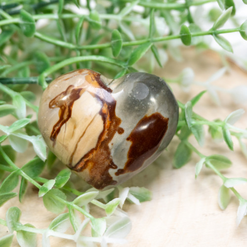 Polychrome Jasper Small Heart Random