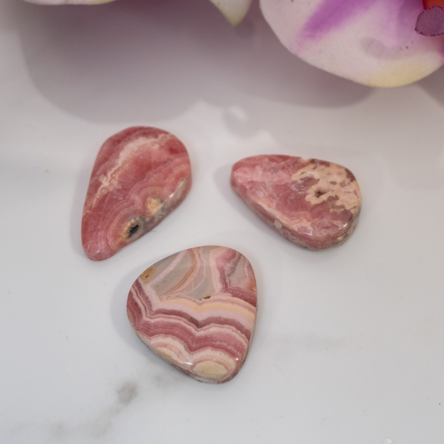 Rhodochrosite Cabachon