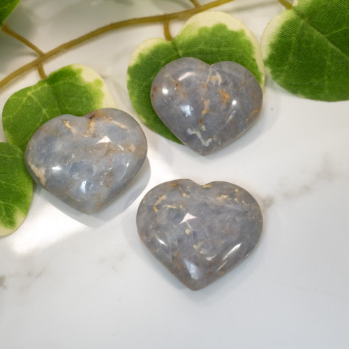 Blue Quartz Heart