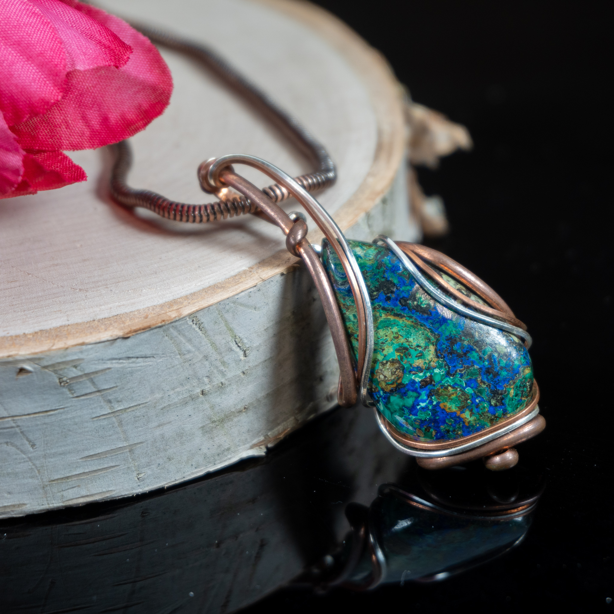 Malachite and Azurite Wrap