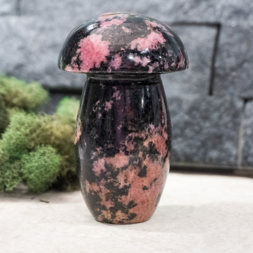 Rhodonite Medium Mushroom