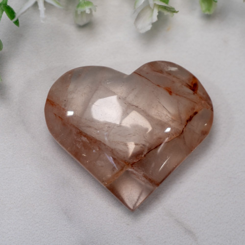 Red Quartz Medium Heart