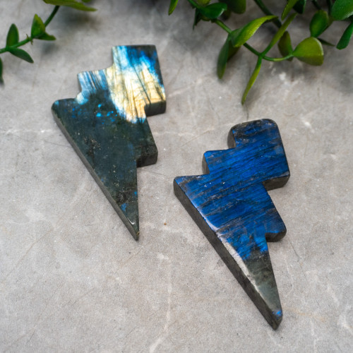 Labradorite Lightning Bolt