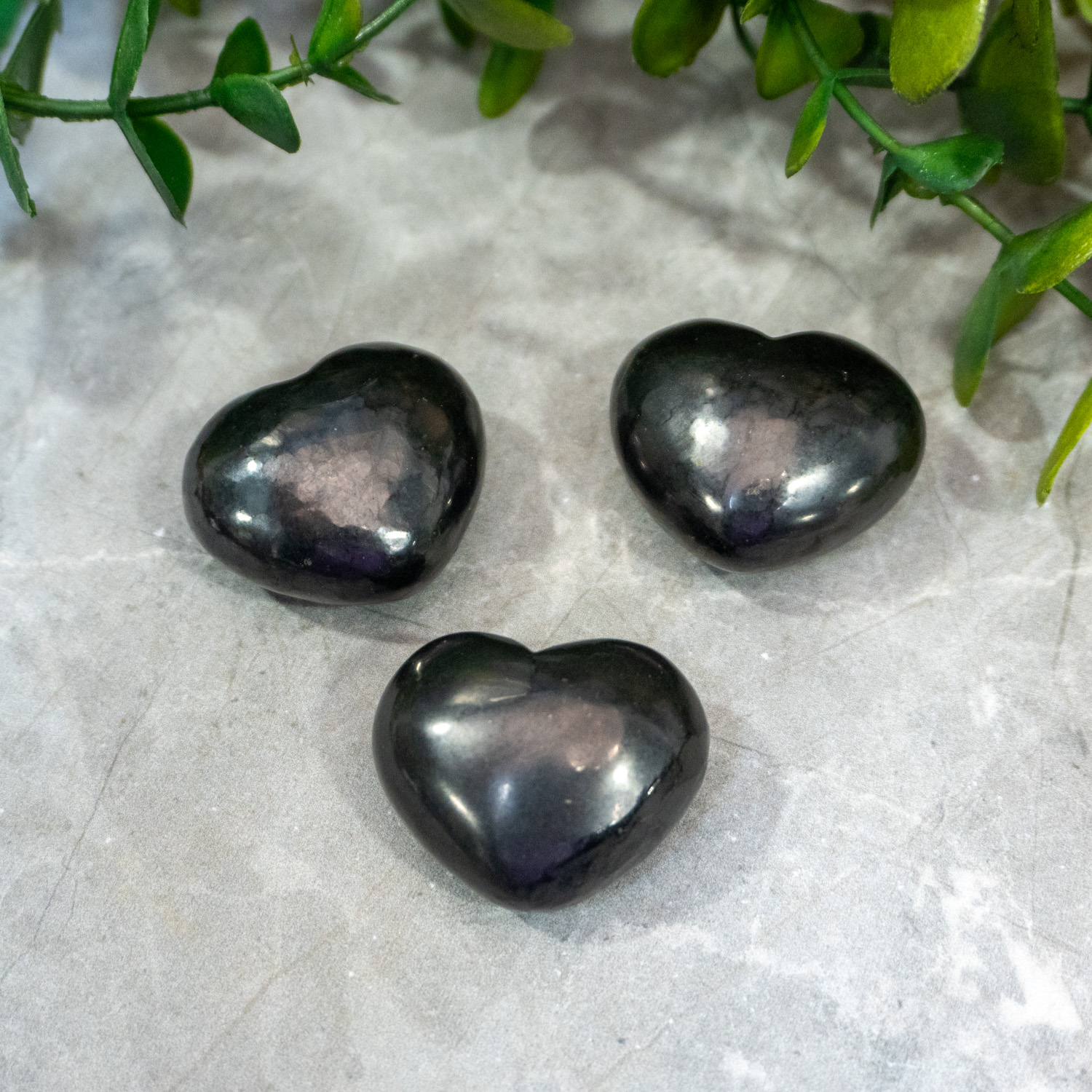 Small Shungite Heart - The Crystal Council