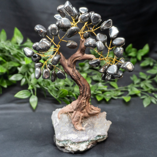 XL Hematite Crystal Tree