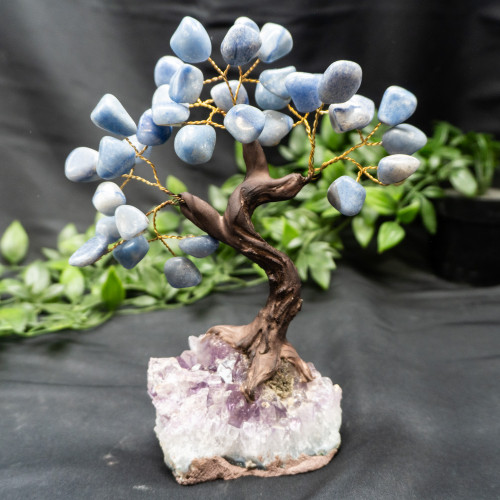Large Blue Aventurine Crystal Tree