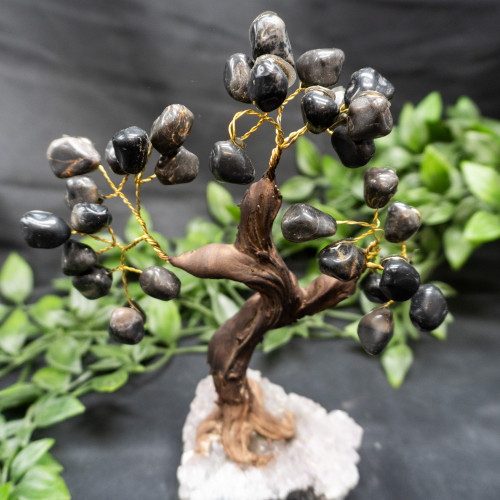 Large Black Onyx Crystal Tree