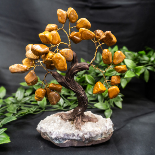 Large Yellow Jasper Crystal Tree