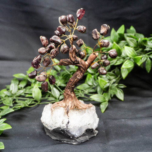 Large Garnet Crystal Tree