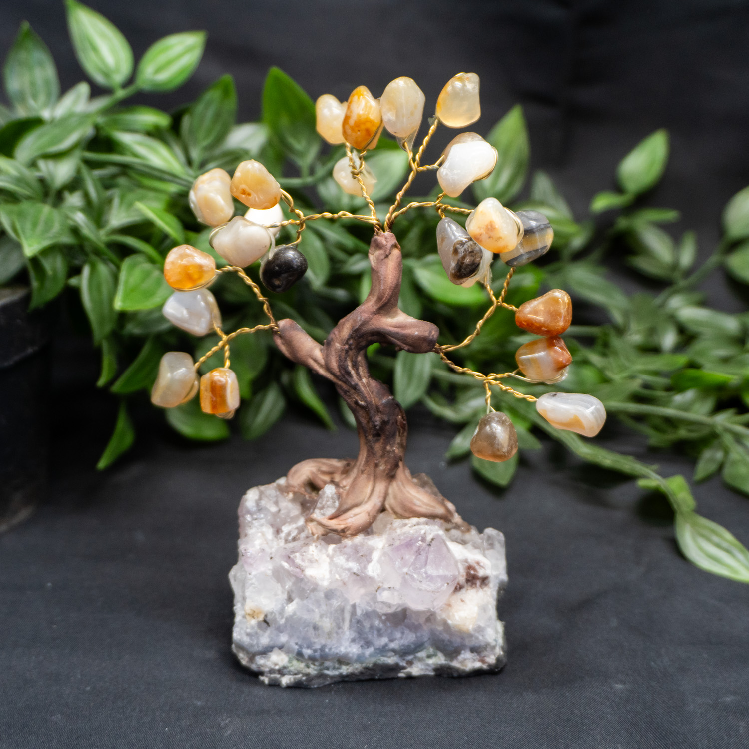 Medium Agate Crystal Tree - The Crystal Council