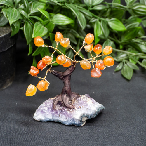 Small Carnelian Crystal Tree