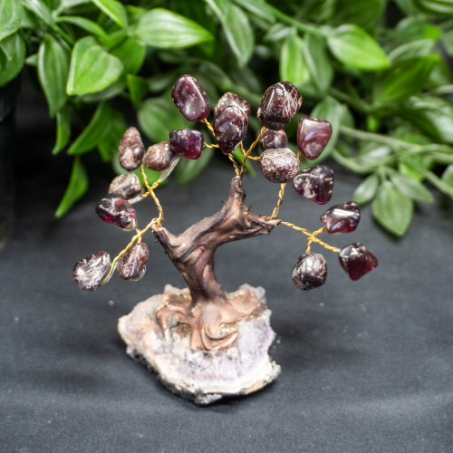 Small Garnet Crystal Tree