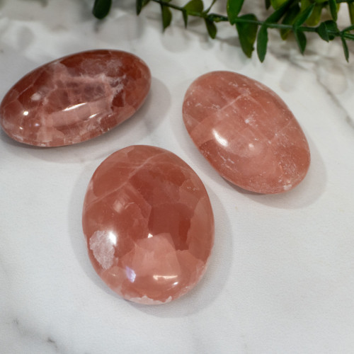 Strawberry Calcite Palmstone