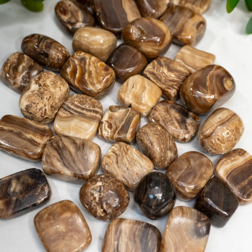 Chocolate Calcite Tumbled