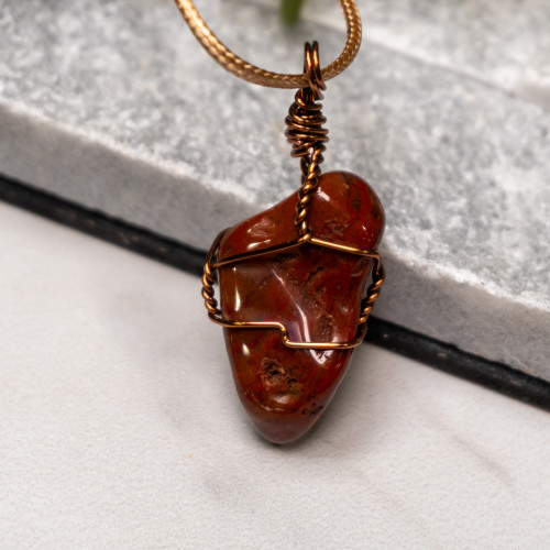 Petrified Wood Wire Wrap #4