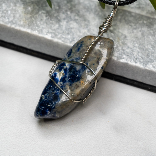 Sodalite Wire Wrap #3