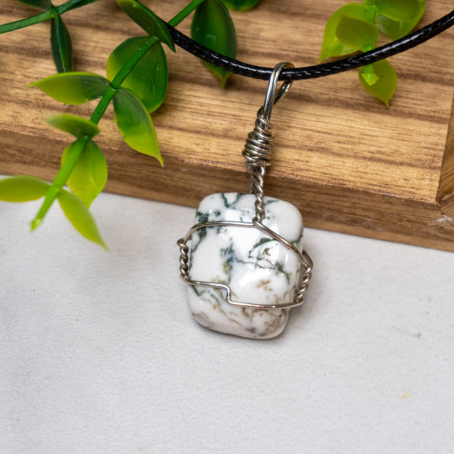 Tree Agate Wire Wrap