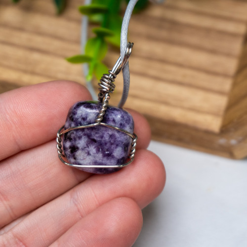 Lepidolite Wire Wrap #1