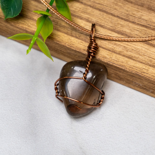 Smoky Quartz Wire Wrap #2