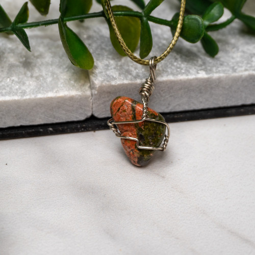 Unakite Wire Wrap #3