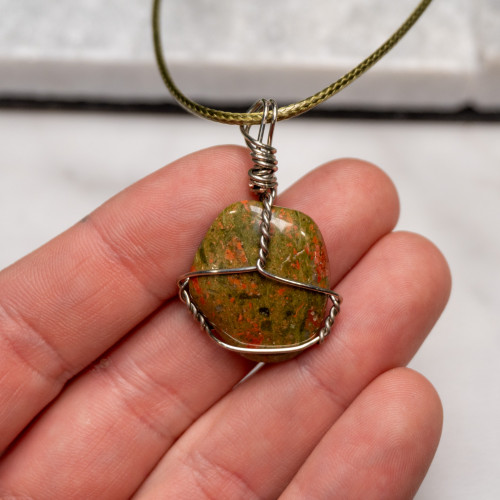 Unakite Wire Wrap #2
