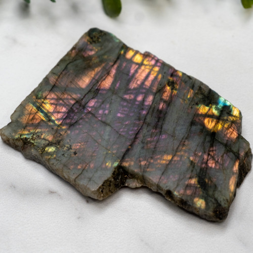 Labradorite Half Polished #17
