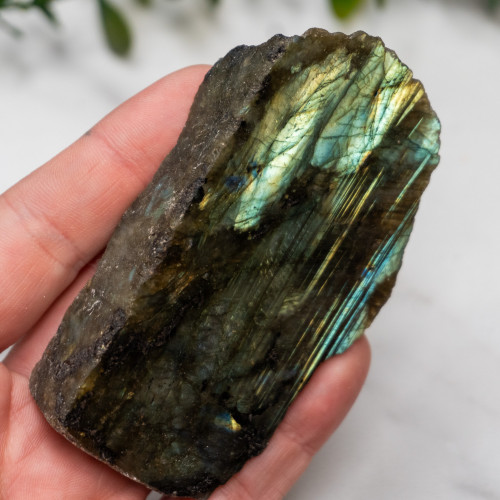 Labradorite Half Polished #15