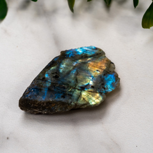 Labradorite Half Polished #10