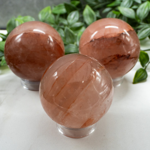 Red Quartz Medium Sphere