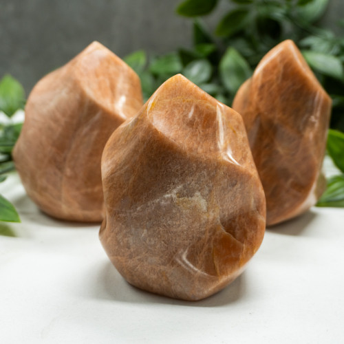 Peach Moonstone Small Flame