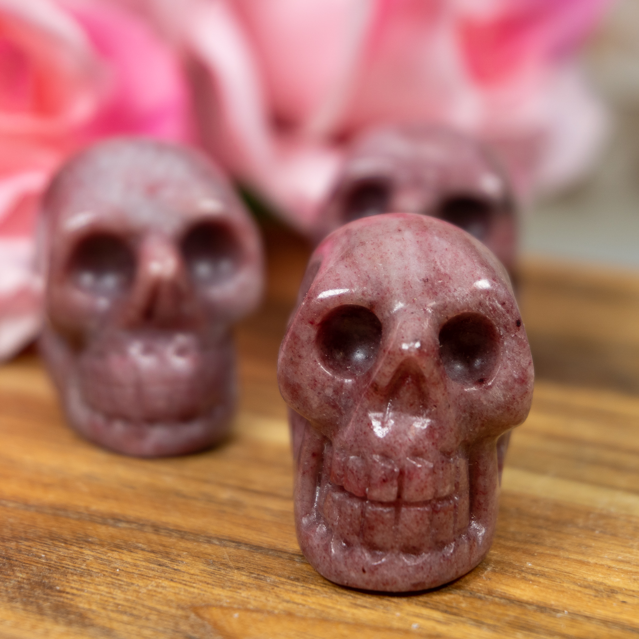 Thulite Skull