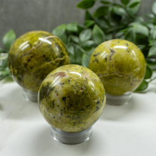 Green Opal Sphere Medium