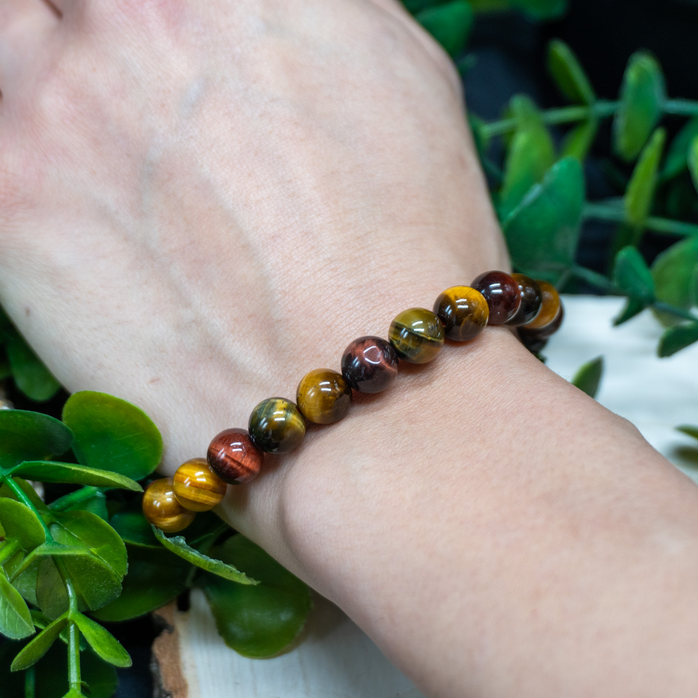 Multi Tiger Eye Bracelet 8mm