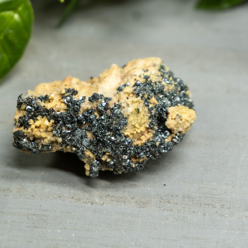 Zunyite with Hematite #1