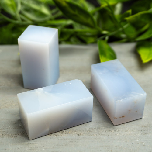 Blue Chalcedony Rectangle