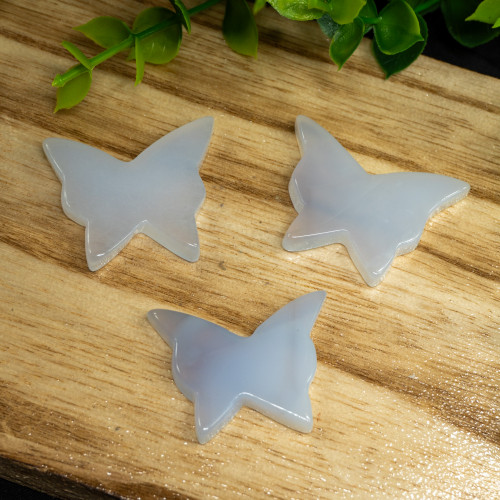 Blue Chalcedony Butterfly