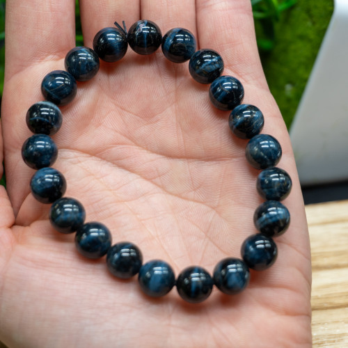 Blue Tiger Eye Bracelet 10mm